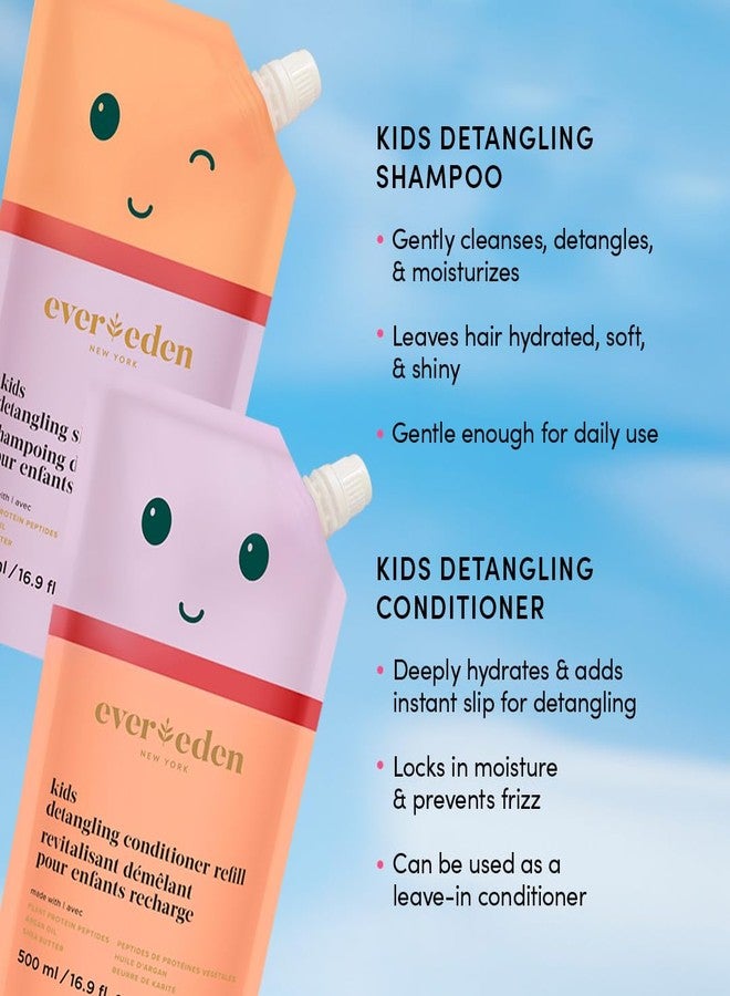 Evereden Kids Conditioner Refill, 16.9 fl oz. | Detangler for Children's Haircare | Non-toxic Conditioning for Silky Smooth Hair - Image 3